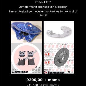 BMW 370mm brake upgrade, bag