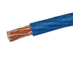 Blå strømkabel 20 kv -1 meter