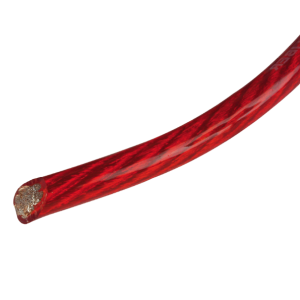 Caliber rød strømkabel 25 kv -1 meter