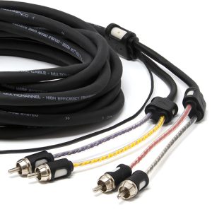 Connection BT4 250, 4 kanals RCA, 250 cm, High efficency kabel