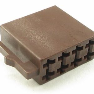 ISO Hun hus til højtaler 8 pins - Universal - brun