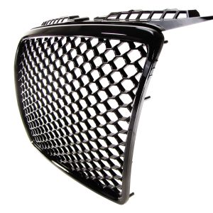 JOM Frontgrill honeycomb i blank sort til Audi A3 8P årgang 2005-2008