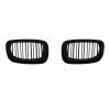 JOM Frontgrill med dobbelt ribbe i blank sort til BMW X5 E70 årgang 2007 -2013