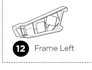 Lamp frame L
