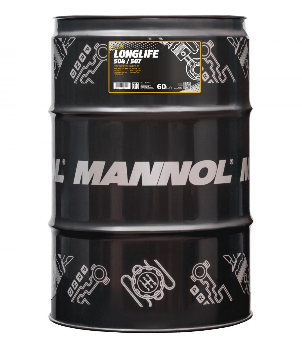 Mannol Mannol 5W30 60L. LONGLIFE 504/507 Mannol Mannol 5W30 60L. LONGLIFE 504/507