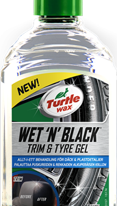 TURTLE WAX WET 'N' BLACK TRIM & TYRE GEL 300 ML