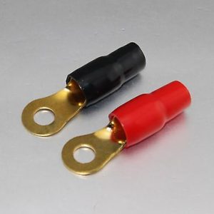 Ring terminal 35 mm2 1 Røde + 1 Sorte 8 mm Ø