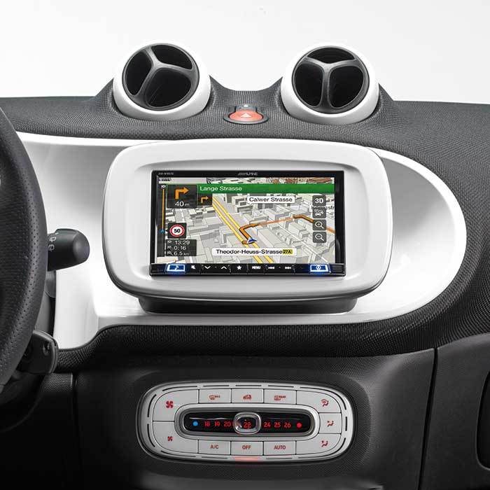 Alpine KITW997SMTW monterings kit f. SMART 453 til INEW997D Hvid Alpine KITW997SMTW monterings kit f. SMART 453 til INEW997D Hvid