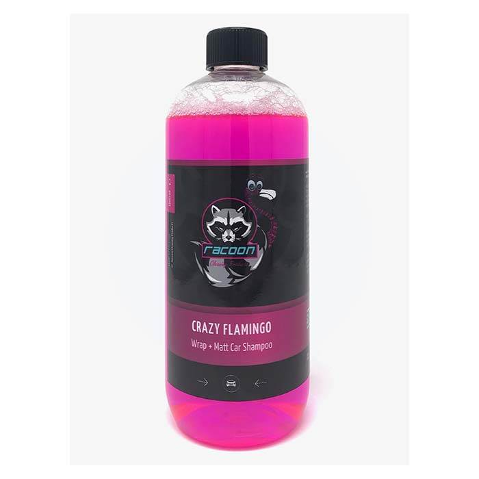 Racoon crazy flamingo shampoo til folie/mat lak 1 ltr Racoon crazy flamingo shampoo til folie/mat lak 1 ltr